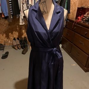 Halter collared dress